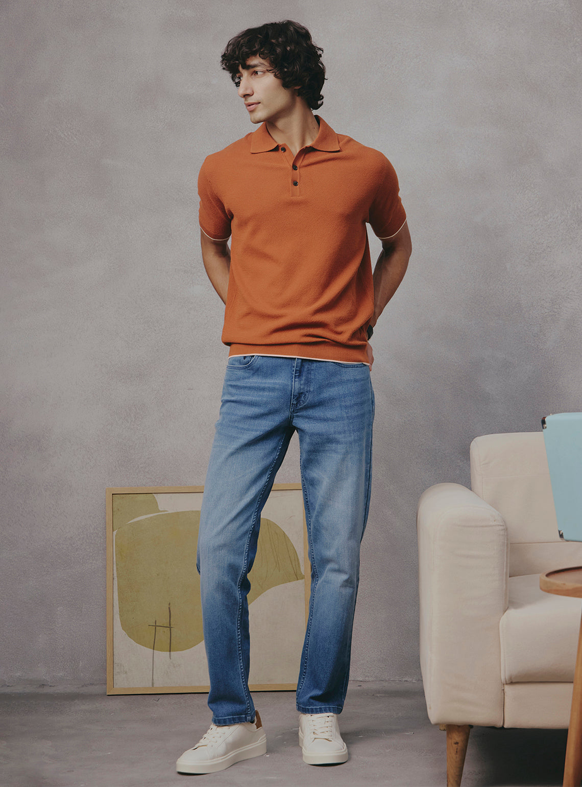 Truffle Brown Cotton Polo