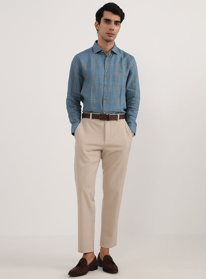 Aegean Blue Linen Shirt