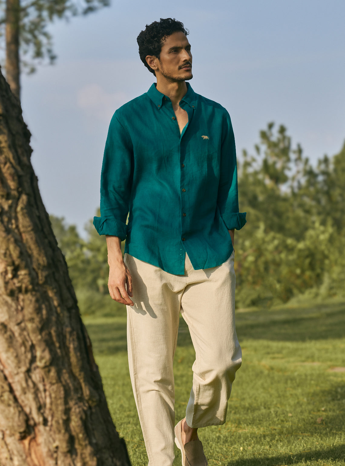 Serpentine eal Linen Shirt