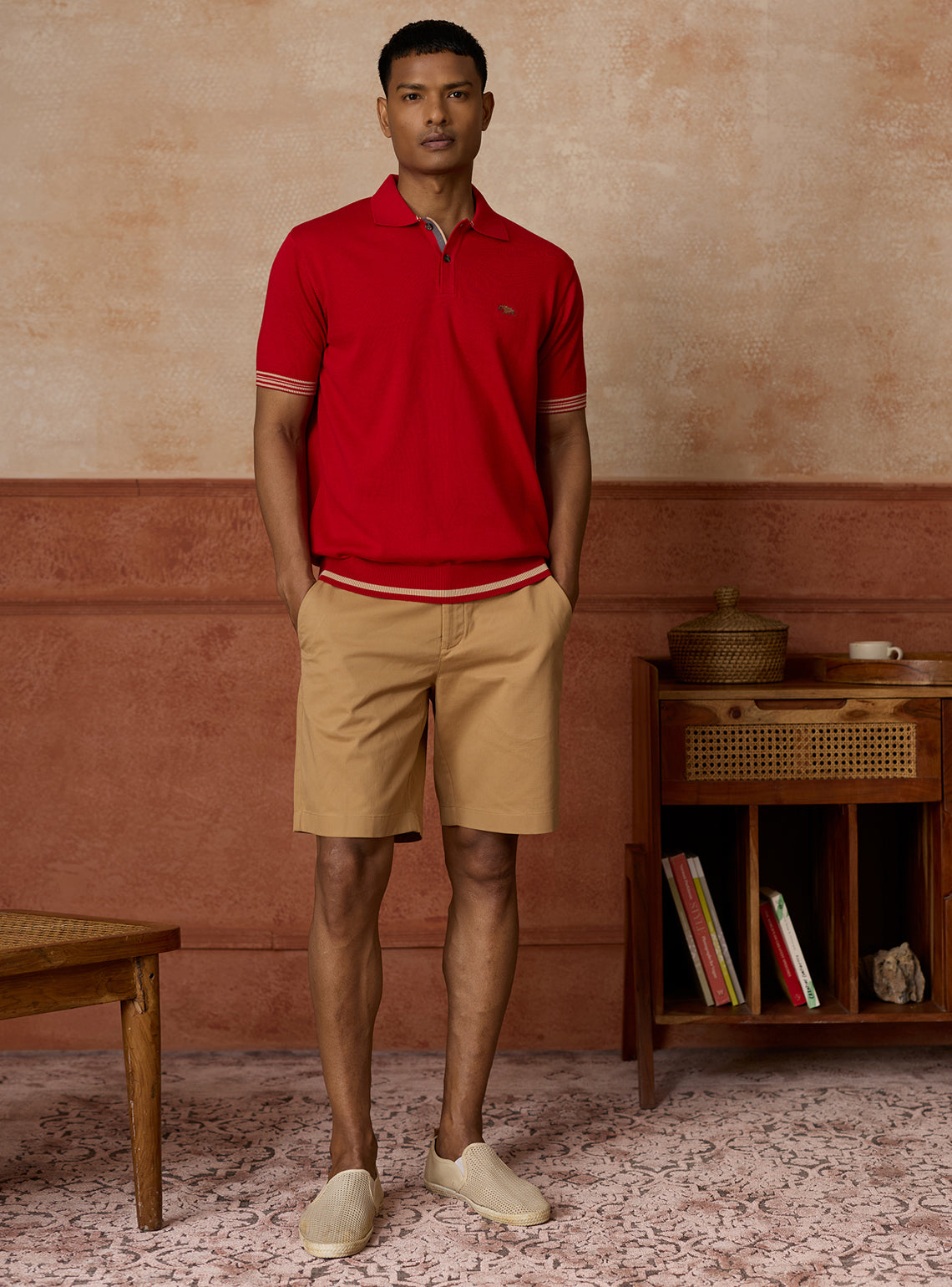 Ruby Beige Tipping Polo