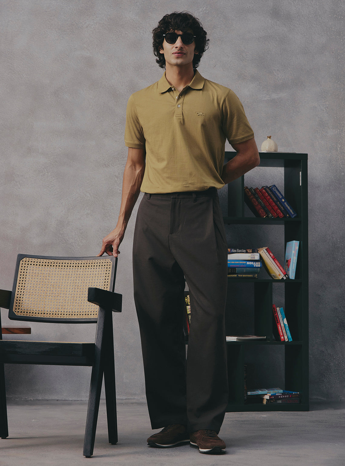 Sage Olive Cotton Polo