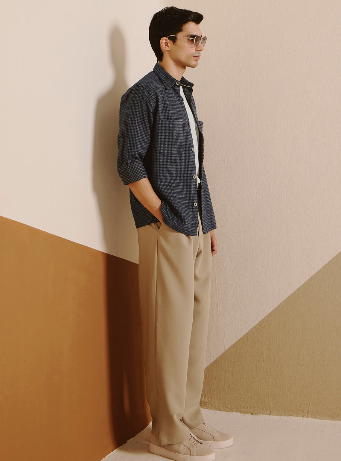 Jet Navy Cotton Grindle Overshirt