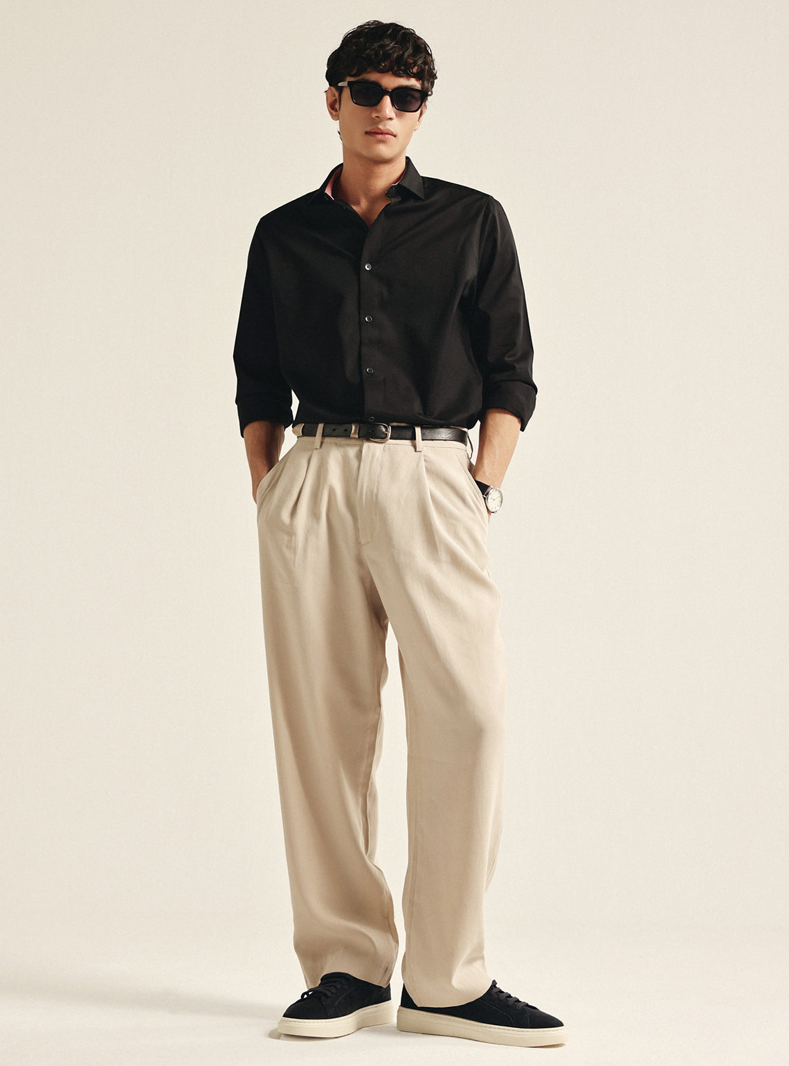 Carbon Black Cotton Formal Shirt