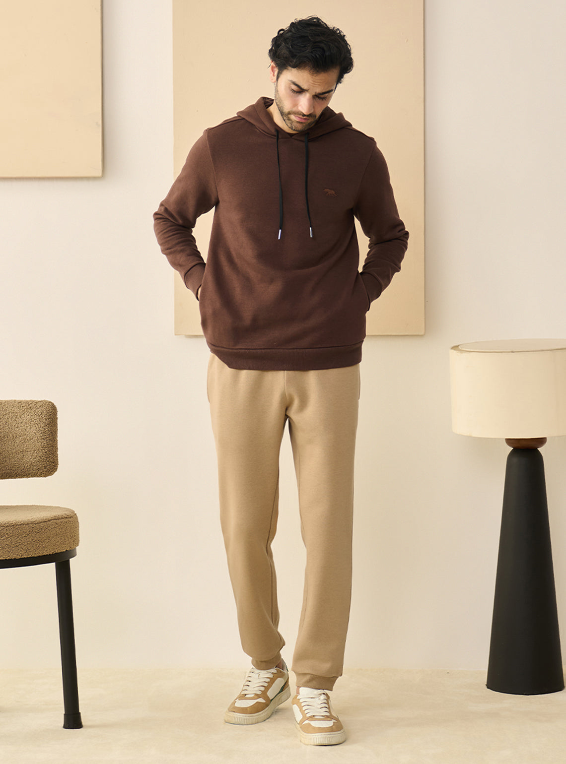 Oat Khaki Fleece Jogger