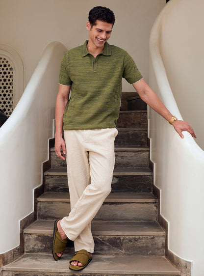 Bronze Olive Cotton Grindle Polo