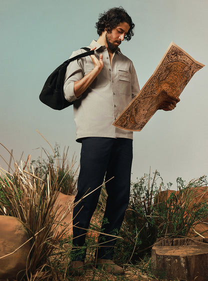 Camp Khaki Cotton Twill Shirt