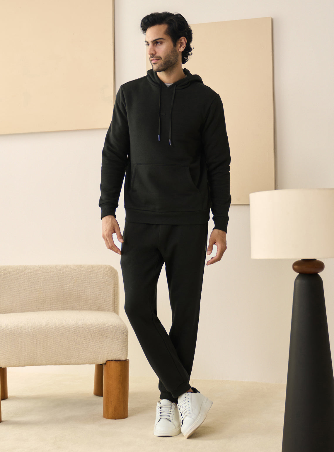 Nightfall Black Fleece Jogger