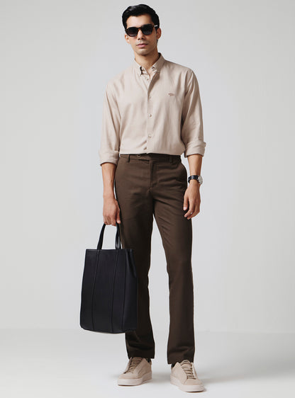 Khaki Cloud Cotton Shirt