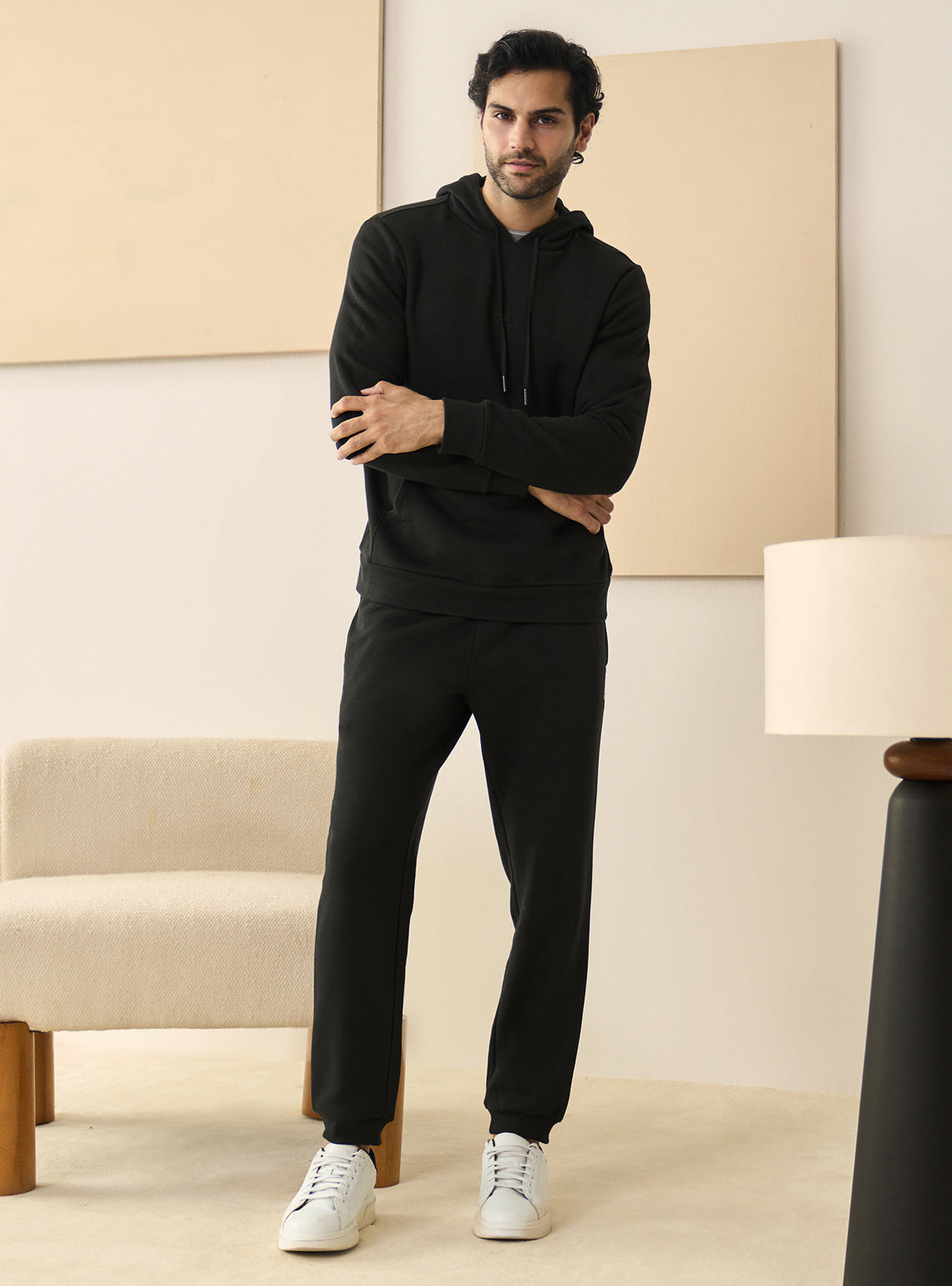 Nightfall Black Fleece Hoodie