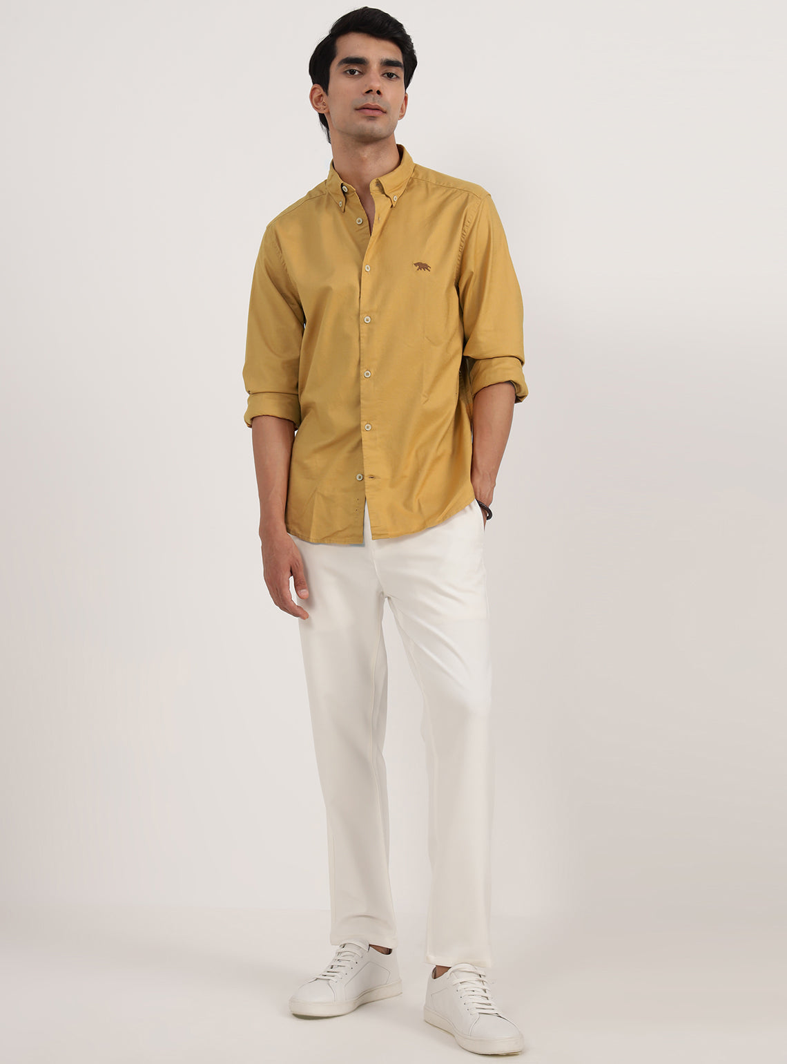 Ochre Oxford Shirt - Full