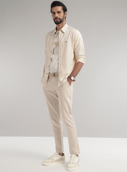 Bone White Pique Shirt