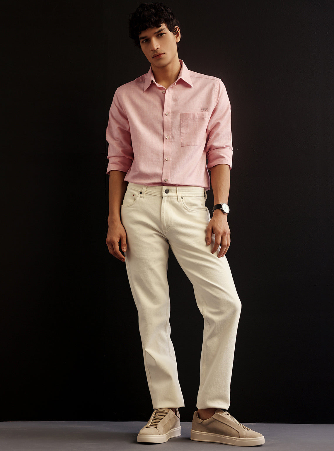 Viola Bloom Cotton Blend Melange Shirt