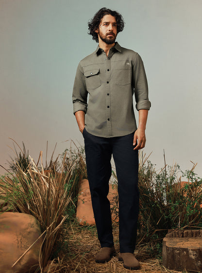 Harbour Trail Cotton Navy Chino