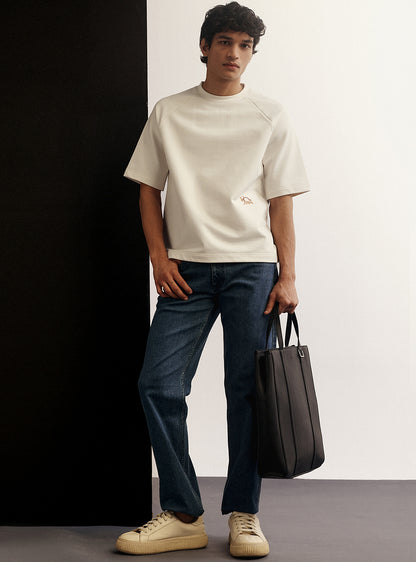 Snow White Cotton Crew