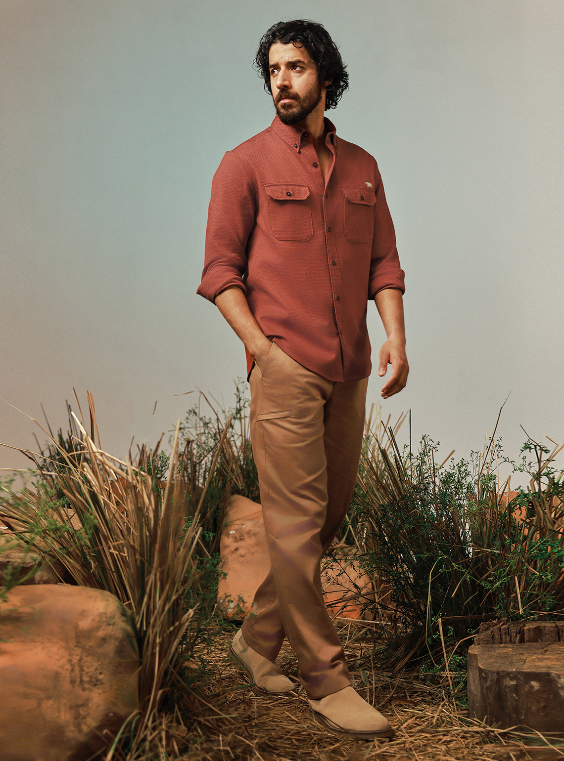 Cedar Rust Explorer Cotton Shirt