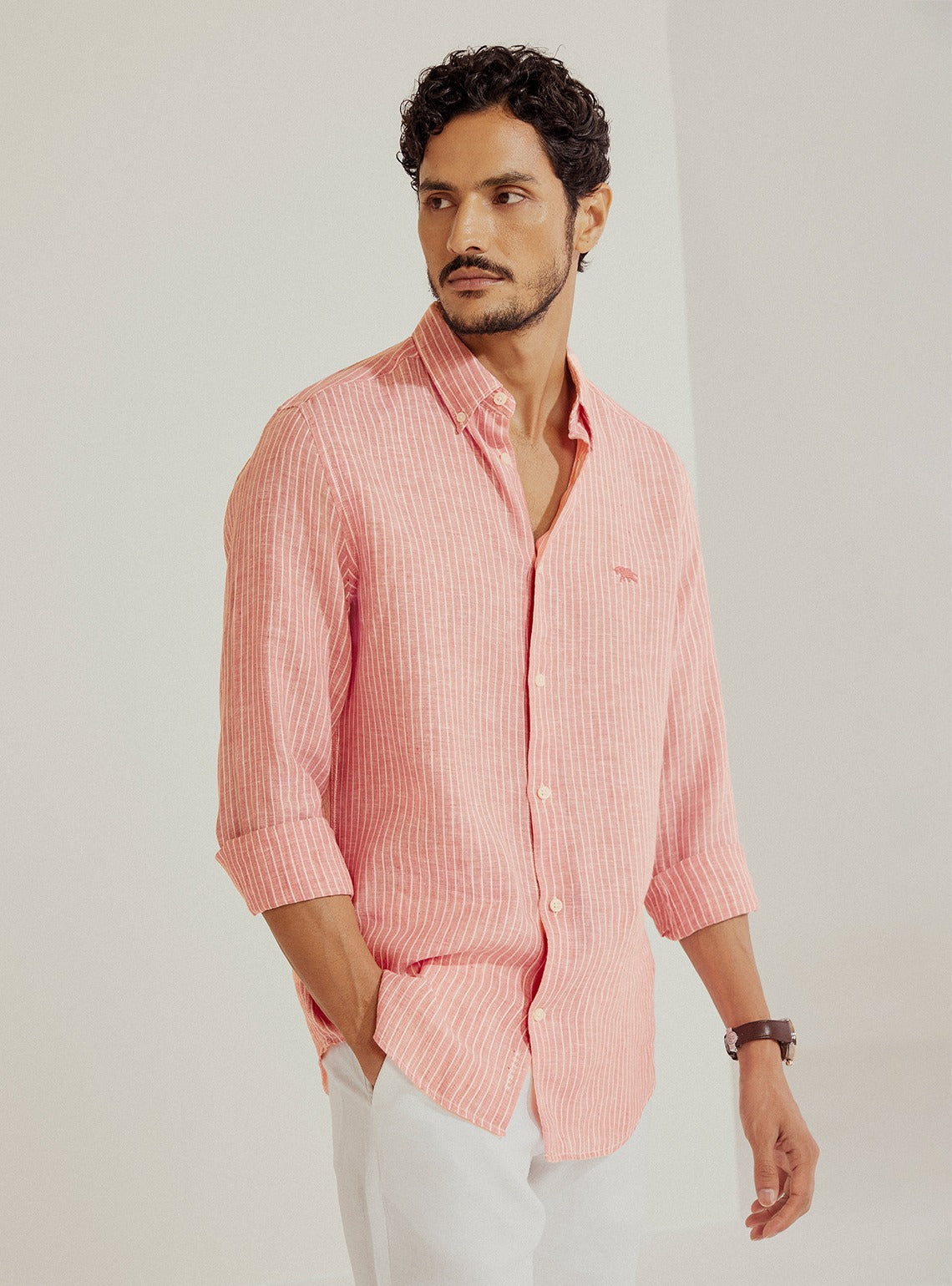 Roserade Stripe Linen Shirt