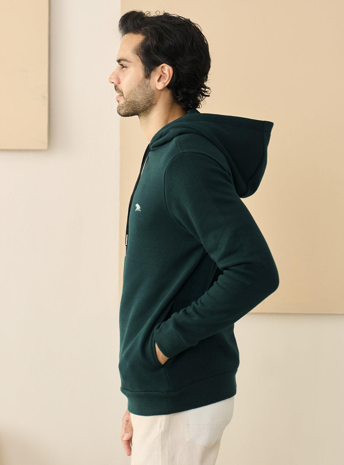 Winter Green Fleece Hoodie