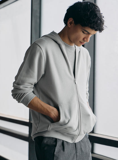 Stack Grey Cotton Triblend Hoodie