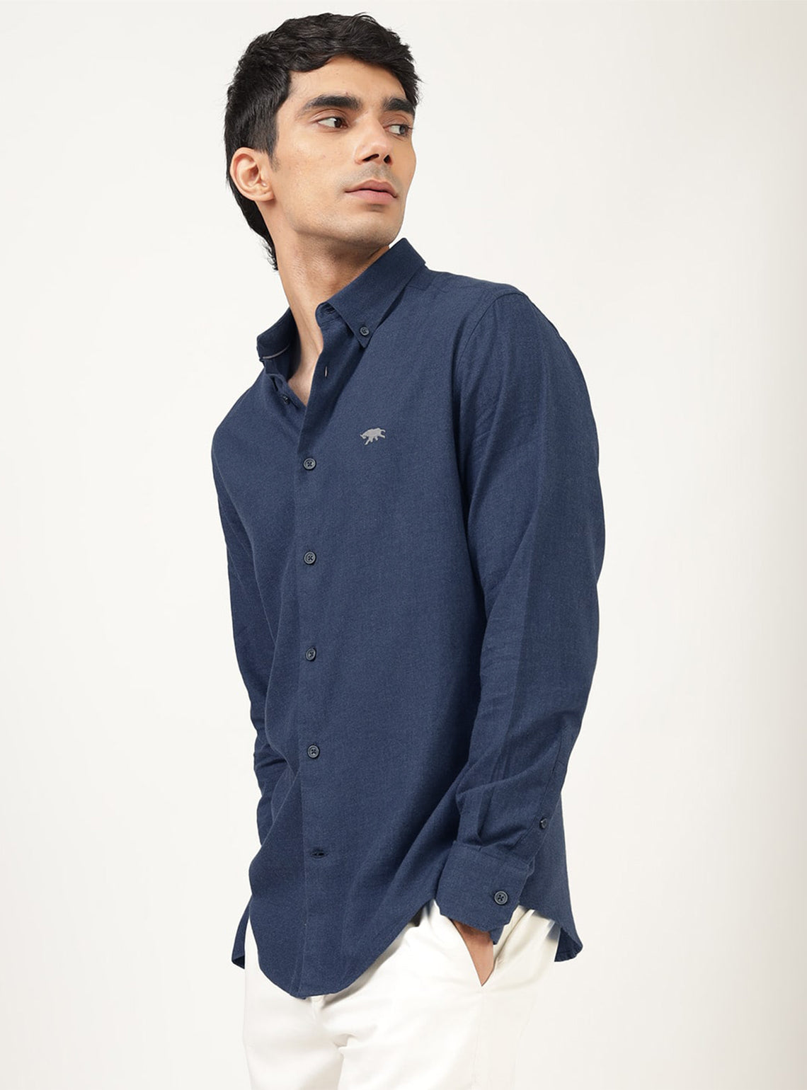 Bay Cotton Melange Shirt