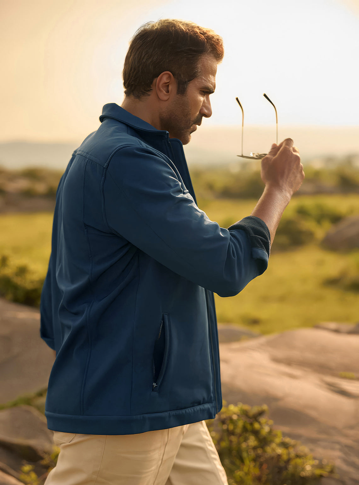 Concord Navy Poly Blend Jacket