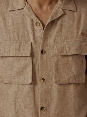 Dune Lyocell-Linen Overshirt