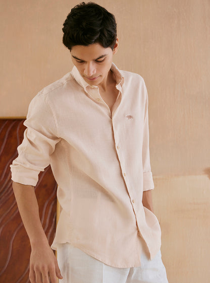 Shell Beige Linen Shirt