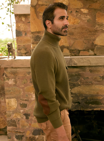 Bronze Olive Cotton Pullover