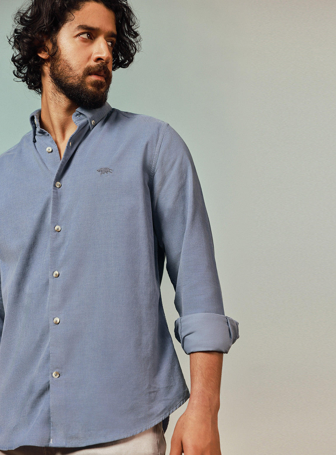 River Blue Corduroy Shirt