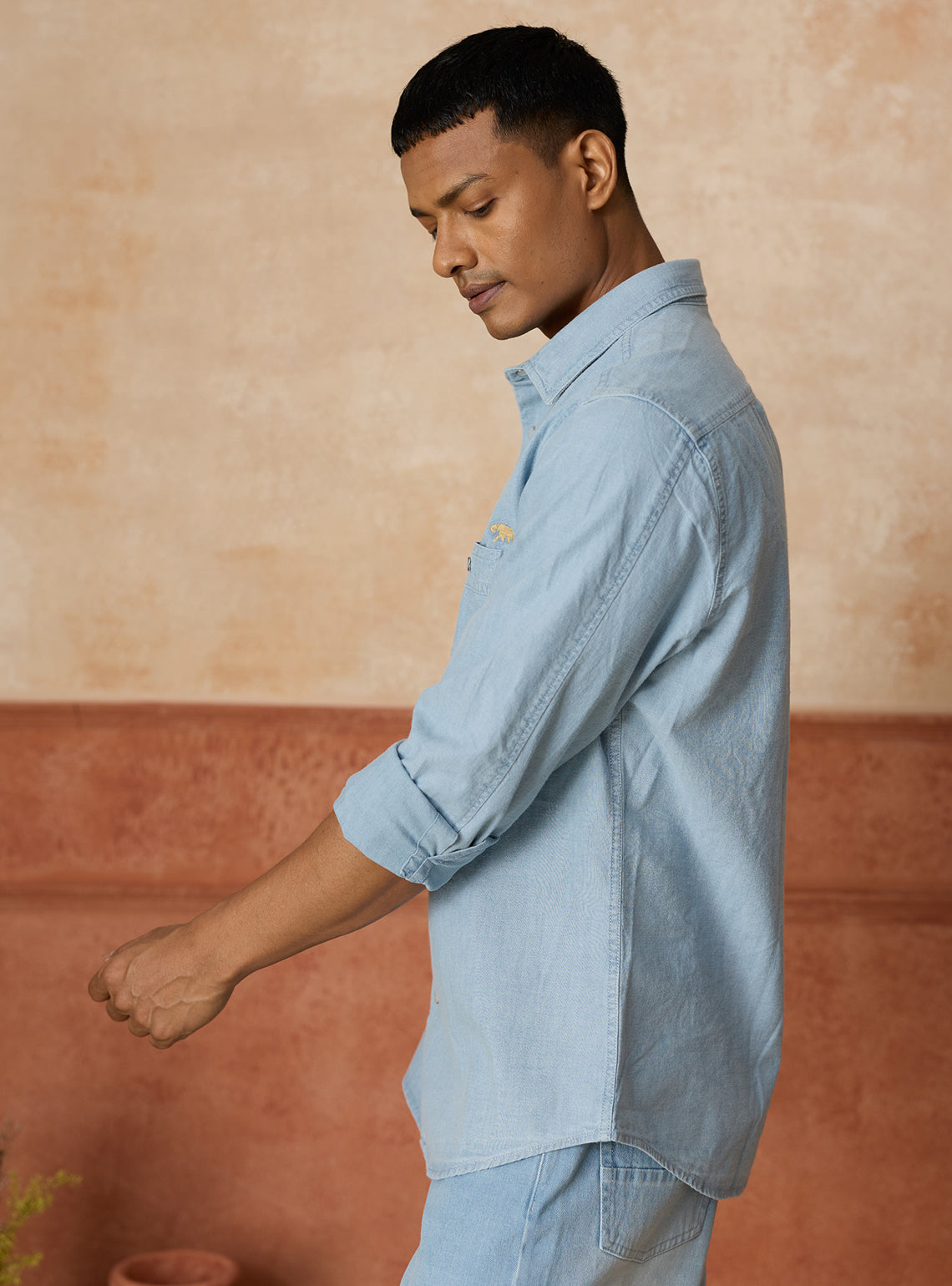 Indigo Columbia Denim Shirt