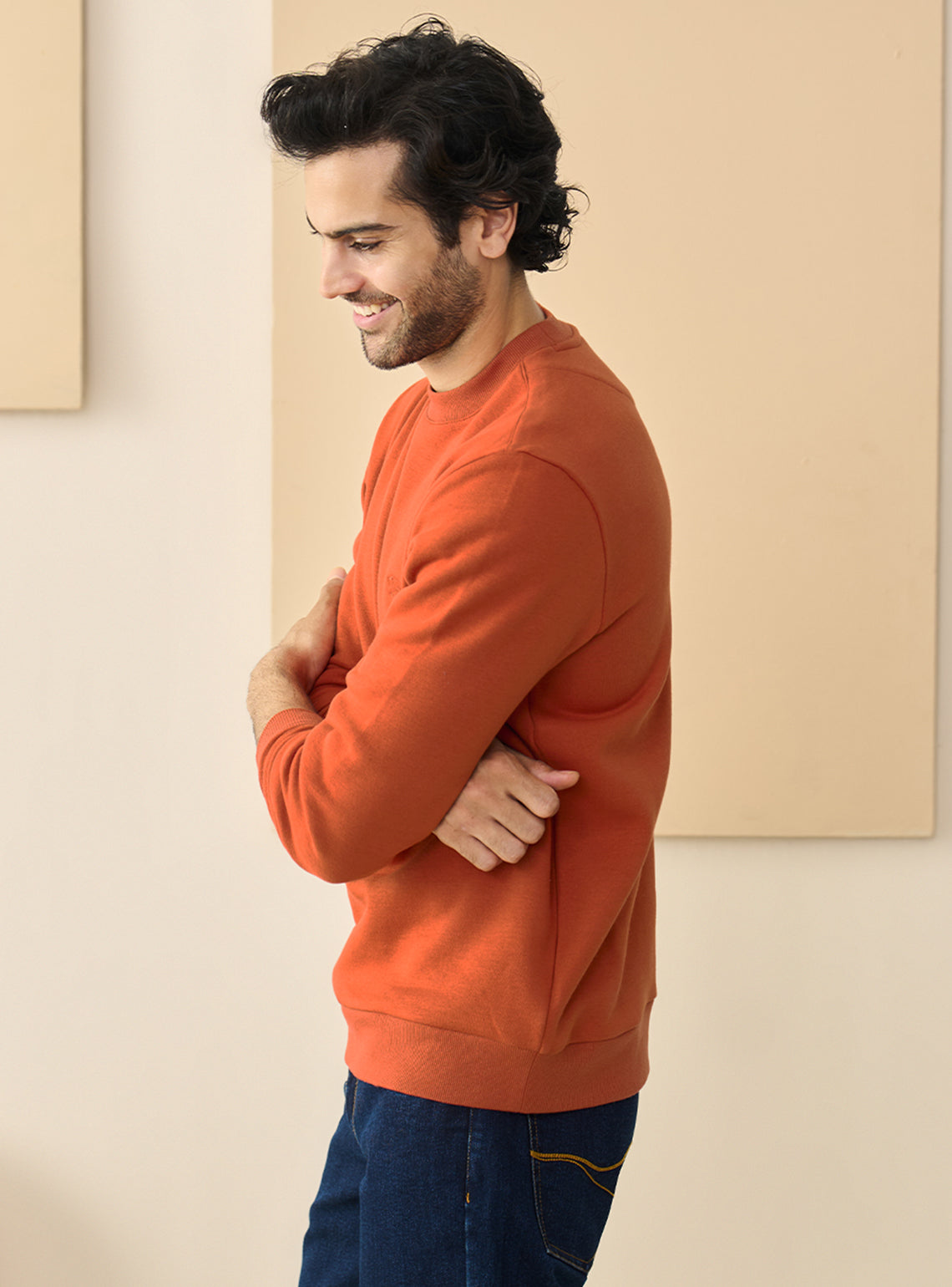 Ember Rust Fleece Sweatshirt