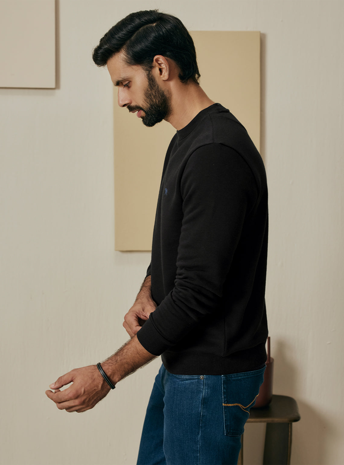 Nightfall Black Fleece Sweatshirt
