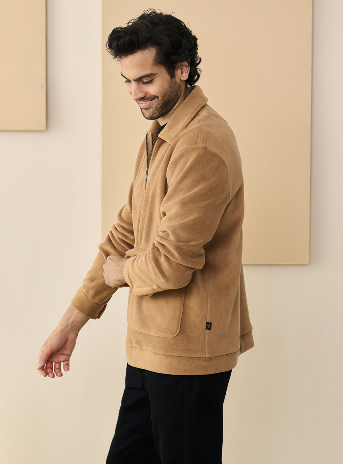 Nutmeg Brown Poly Rich Jacket