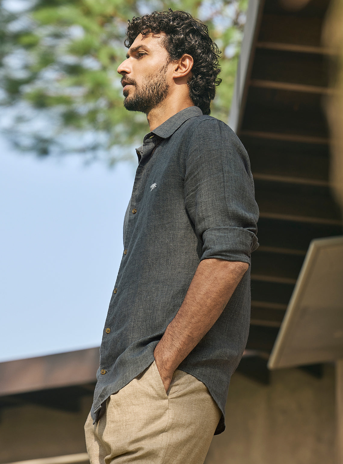 Heirloom Grey Linen Shirt