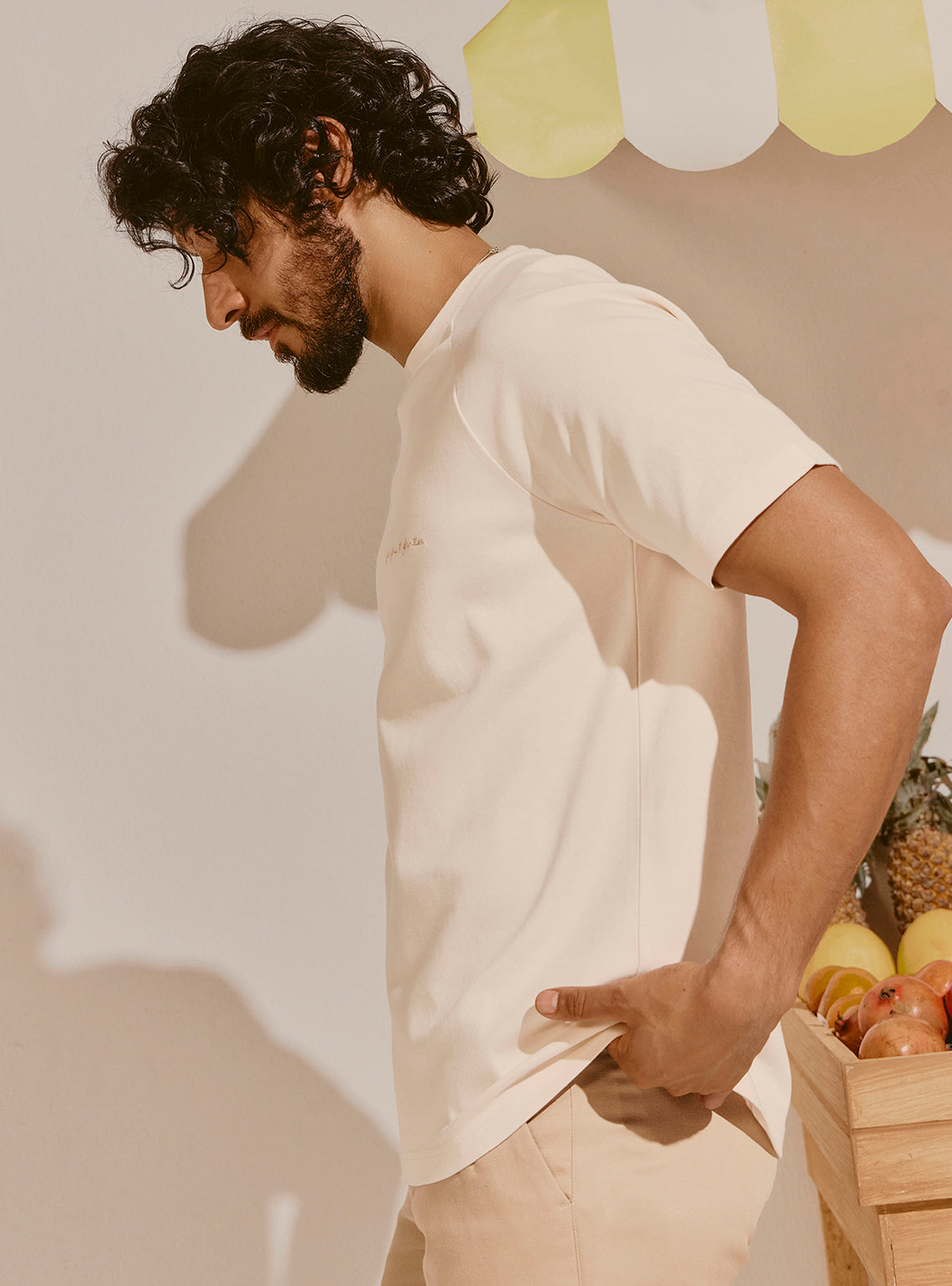 Formentera Off-White Cotton Crewneck