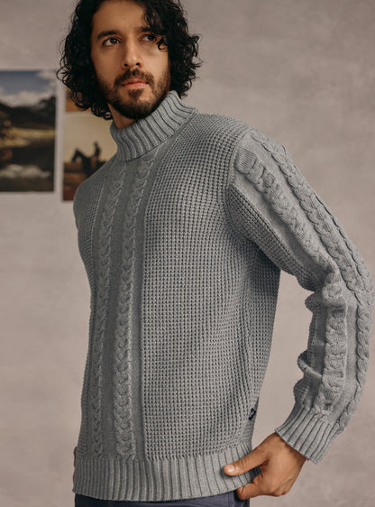 Star Grey Cotton Melange Pullover