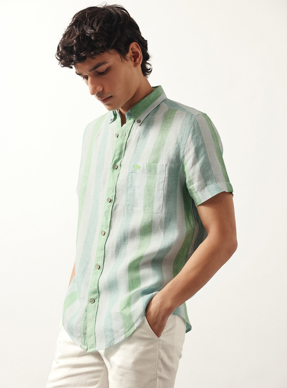 Mosstrail Linen - Half Shirt