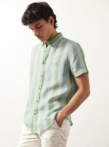 Mosstrail Linen - Half Shirt