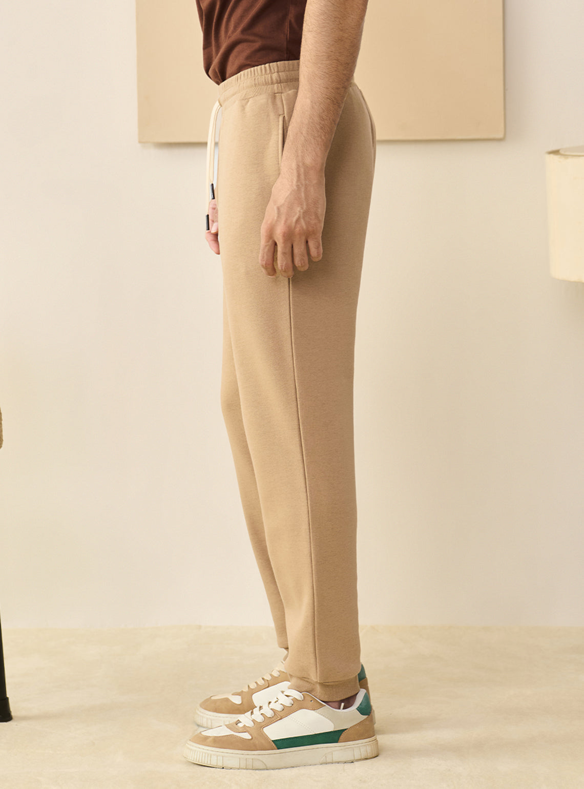 Oat Khaki Fleece Jogger