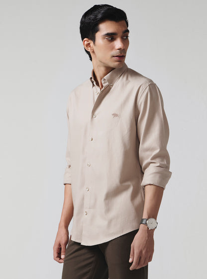 Khaki Cloud Cotton Shirt