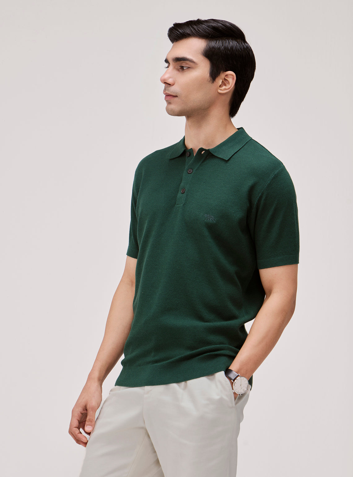 Sage Green Cotton Polo