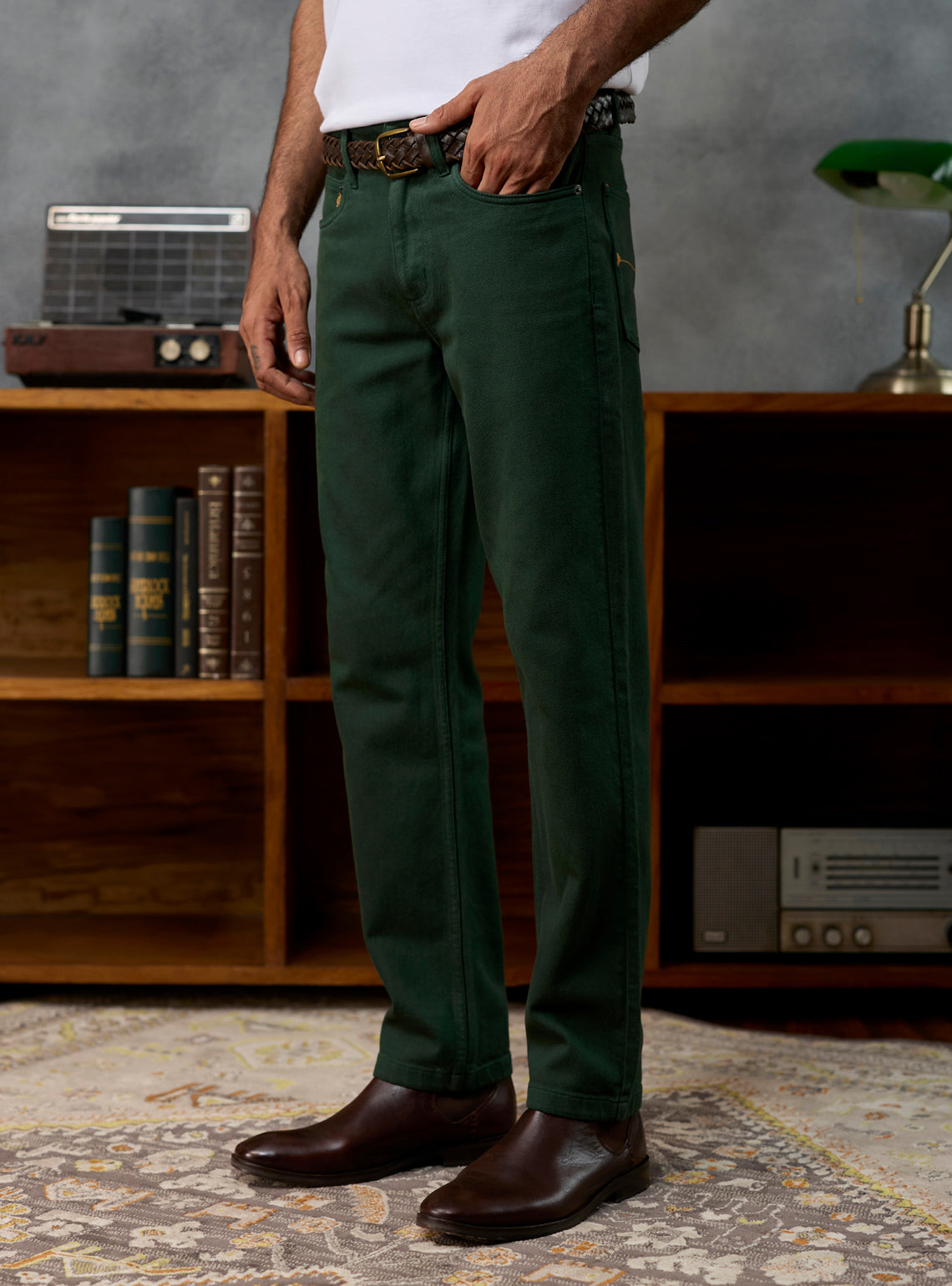 Club Green Triblend Denim Jeans