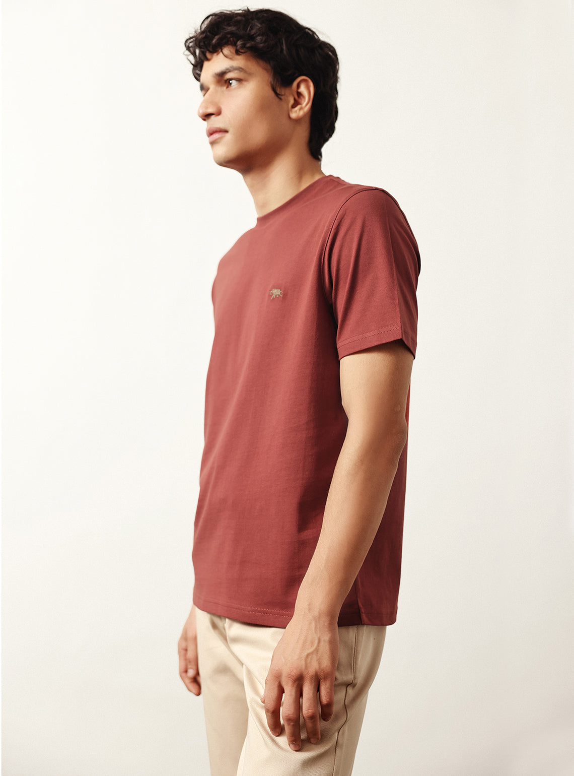 Redwood Rust Cotton Crew