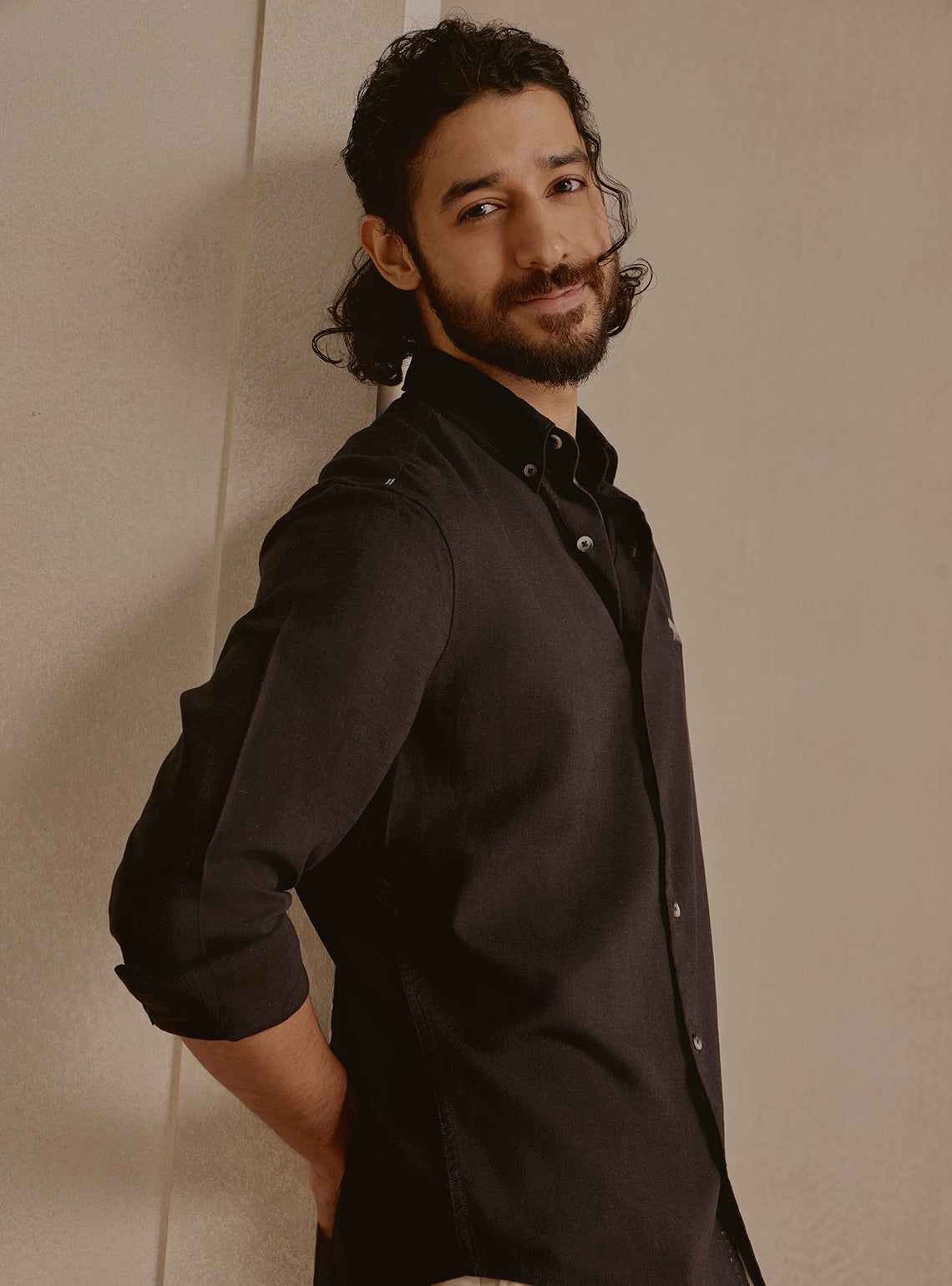 Drift Brown Linen Shirt