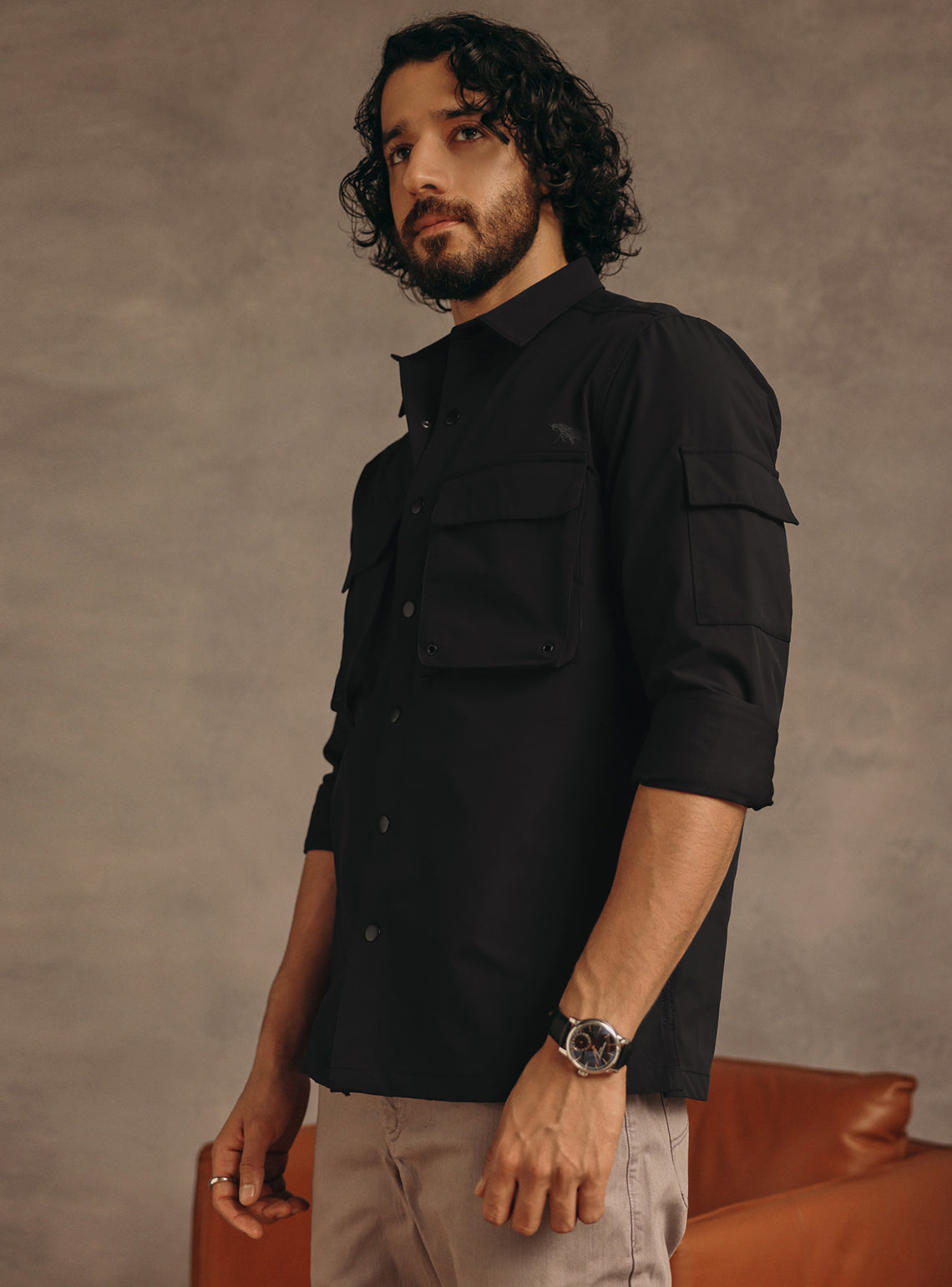 Bunker Black Poly Shirt