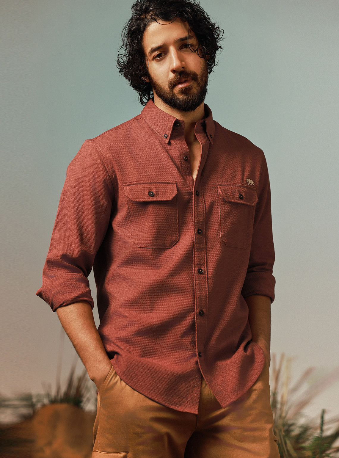 Cedar Rust Explorer Cotton Shirt