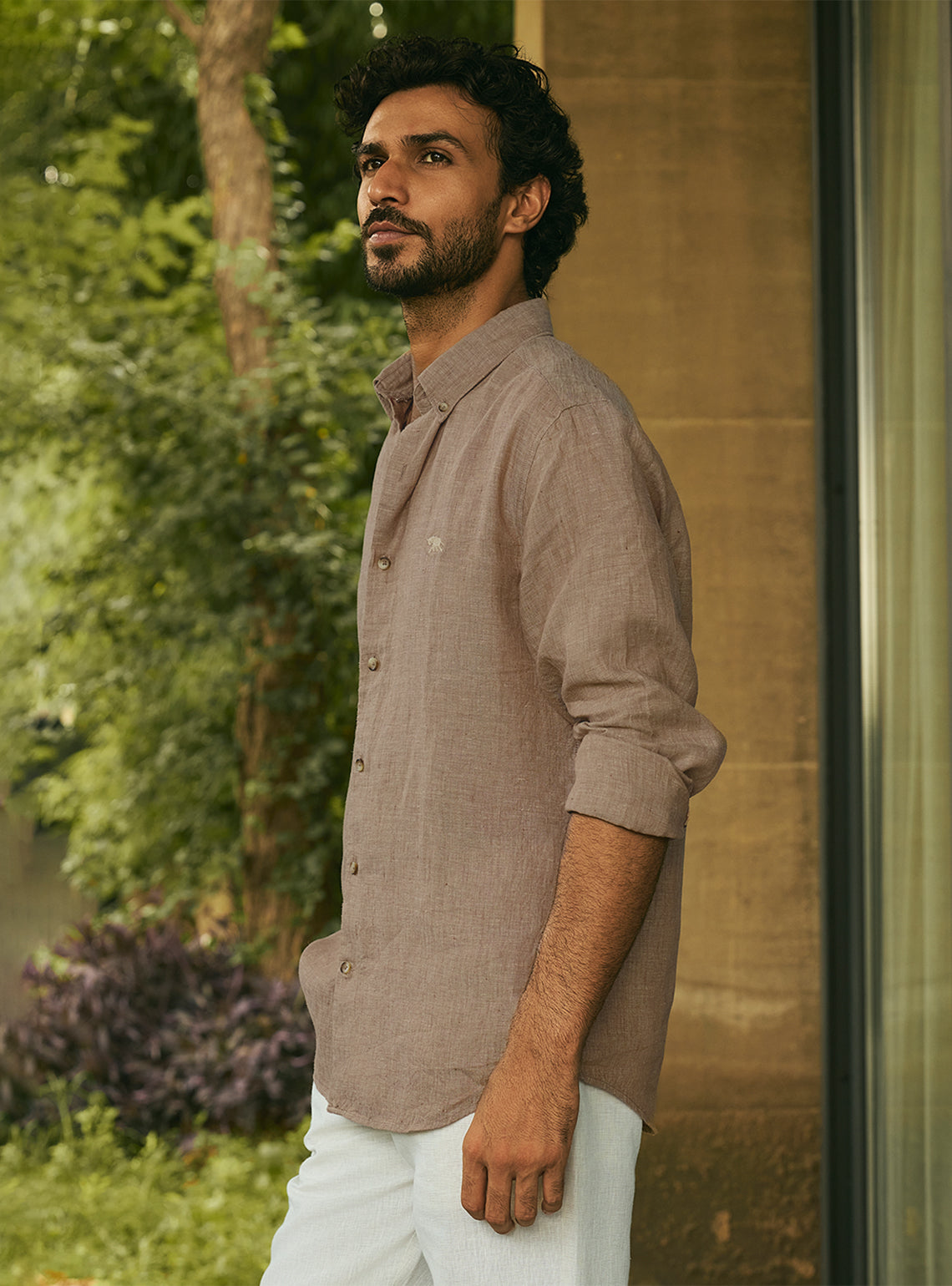 Indian Clay European Linen Shirt
