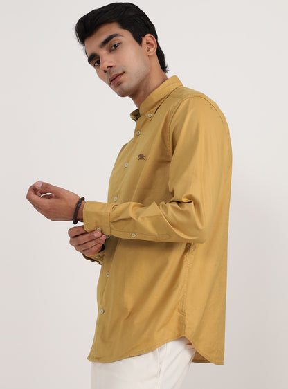 Ochre Oxford Shirt - Full