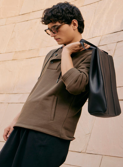 Quincy Brown Cotton Triblend Hoodie