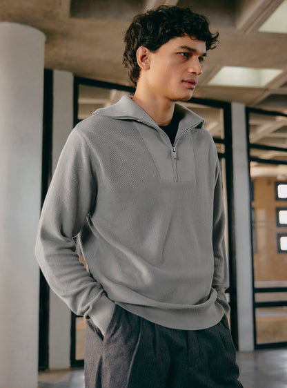 Tapa Grey Cotton Pullover