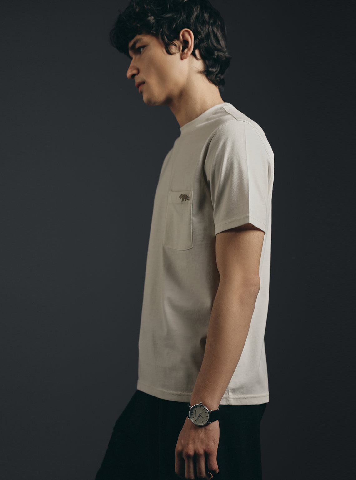 Frost White Compact Cotton Tee